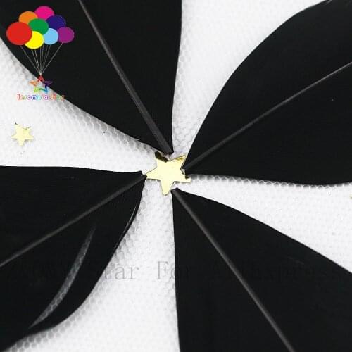 100PCS natural goose feather 5-9 cm dyed black DIY decoration craft home decoration earrings jewelry clothing accessories