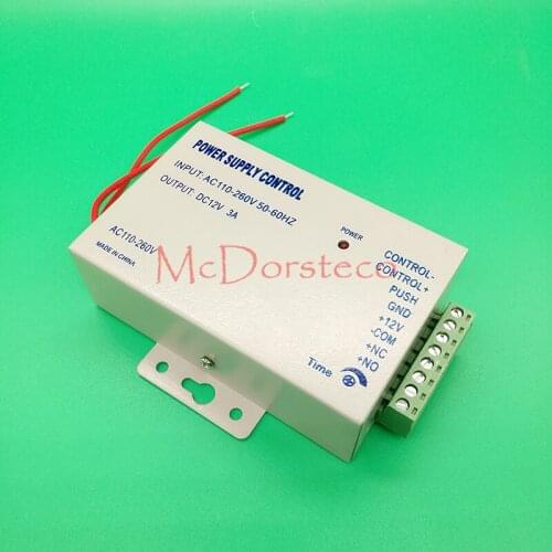 DC 12V3A New Door Access Control system Switch Power Supply 12V/DC 110~260V/AC Access Control Power Supply