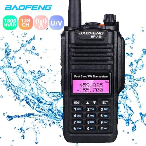 Baofeng BF-A58 Walkie Talkie 10KM UHF VHF IP67 Marine Waterproof Two Way Radio Station Transceiver Ham Radio Baofeng A58