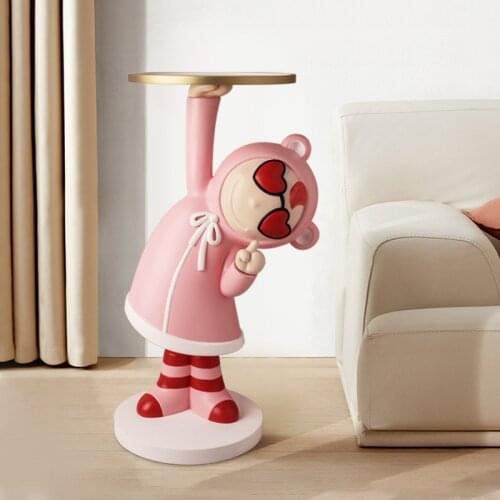 Resin Decoration Resin Girl Floor Decoration Living Room Storage Decoration Home Decoration Key Storage Appliance Wall Sculpture