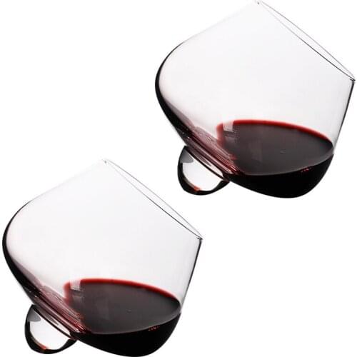 Fun 150-400Ml Creative Pressure Relief Rock Whiskey Brandy Glass Lead-Free Crystal Glass Tumbler Cup Red Wine Gyro Drinkware