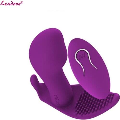 10 Speeds Powerful USB Charge Silicone Strap On Vibrator Vaginal G Spot Vibrator Clitoris Stimulator Erotic Sex Toy for Women