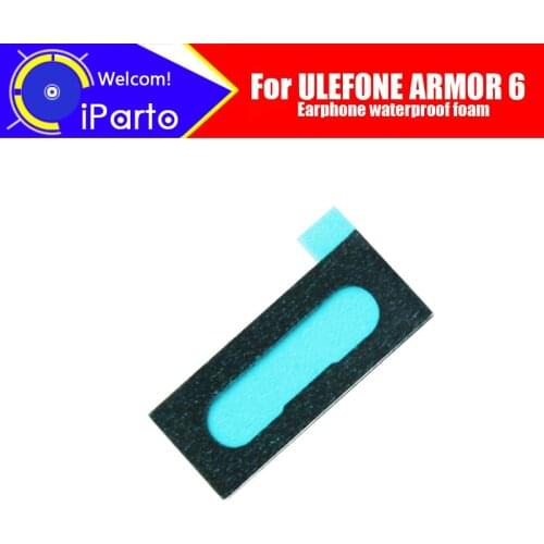 100% original new for ULEFONE ARMOR 6 Earphone waterproof front frame back glass cover case adhesive sets sticker