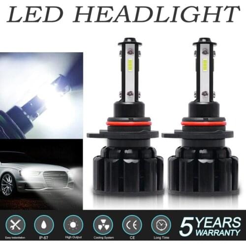 2pcs Car LED Headlights Csp 8000LM H7 H4 Canbus H13 H11 5202 9012 9007 9006 9005 9004 6500K Car Modification Auto Led Headlamp