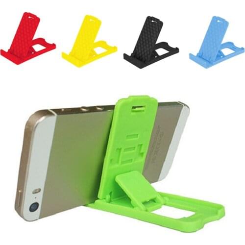 2Pcs Portable Phone Holder Universal Plastic 4-Level-Adjustable Stand Solid Color Stable Support for Mobile Phone Tablet iPad