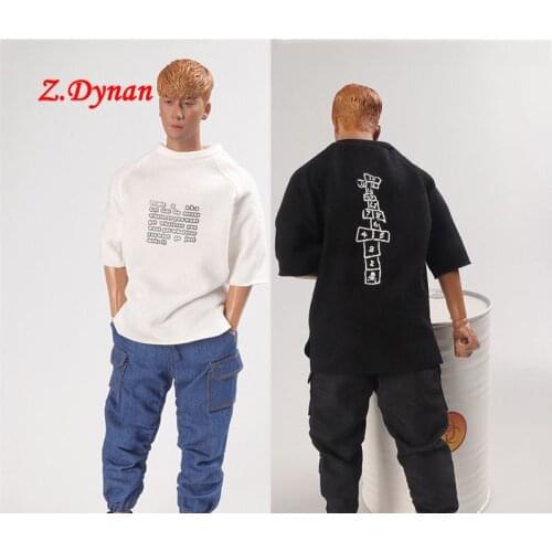 CCTOYS CC006 1/6 Scale male Soldier clothes pants Casual T Shirt Jeans Korea Loose Clothes fit 12'' TBL PH Action Figures