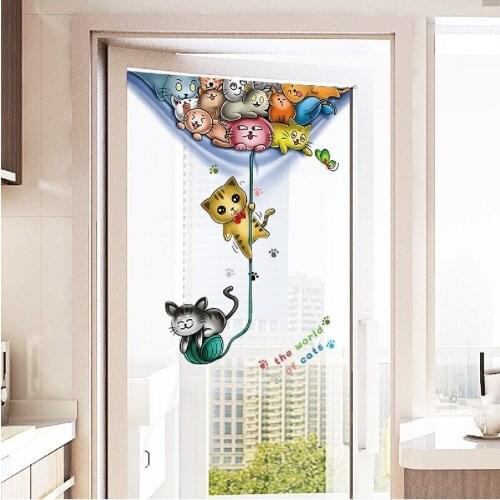 Crystal Kids Cat Wall Stickers