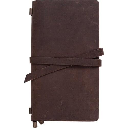 Travelers notebook genuine leather diary handmade note book journal cowhide school vintage TN travel notebooks stationary gift