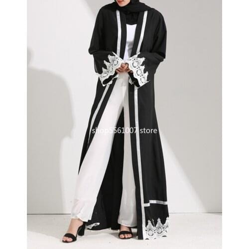Eid Mubarak Abayas for Women Dubai Abaya Turkey Muslim Hijab Dress Caftan Marocain Kaftan Islam Clothing De Moda Musulmana Femme