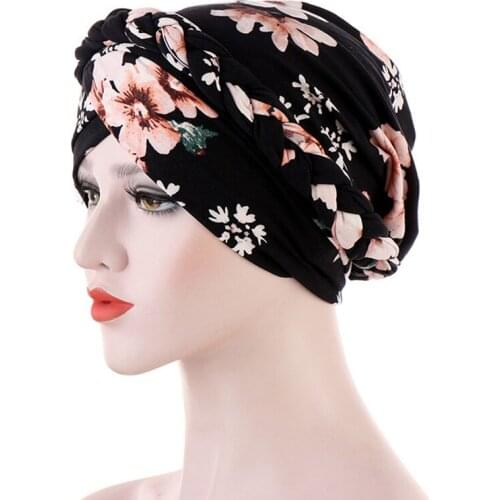 Cotton Print Muslim Turban Scarf For Women Islamic Inner Hijab Caps Arab Wrap Head Scarves Femme Musulman Turbante Mujer