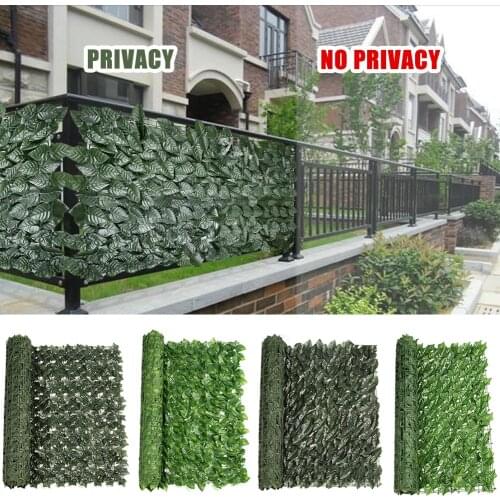 Encrypted Artificial Hedge Simulation Green Plants Landscaping Fence Privacy Privacy Fence For Garden Decoration Outdoor