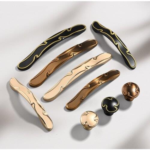 KK&FING European Antique Furniture Handles Zinc Alloy Kitchen Door Dresser Cabinet Knobs Cupboard Drawer Pulls Handle Hardware