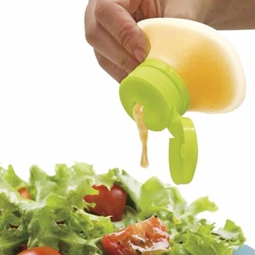 Jam Kitchen Accessories Salad Bottle Condiment Bottles Squeeze Sauce Cruet Bin Oil Vinegar Bottle Kitchen Accessory #007