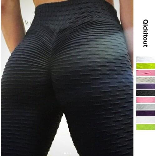 High Waist Fitness Leggings Women Workout Push Up Legging Fashion Solid Color Bodybuilding Jeggings Women Pants