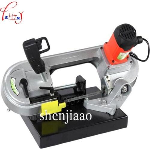 Multi-Functional Variable Metal Band Saw Woodworking Tape Saw DLY-100 Electric Cutting Machine Speed Mini Metal Machine 110/220V