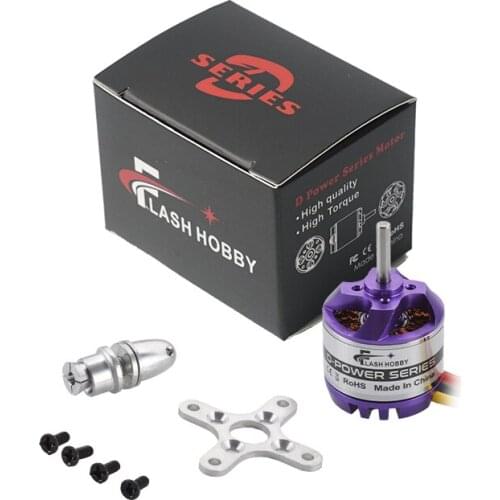 Flashhobby D2830 2830 750KV 850KV 1000KV 1300KV Brushless Motor For Multicopter and Helicopter