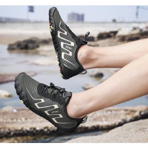 Beach shoes male quick-drying antiskid outdoor water fishing breathable amphibious wading shoes for men and women