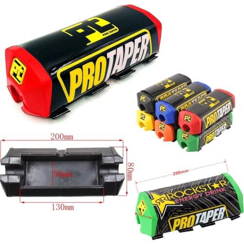 Pro Taper 2.0 Square Handlebar Bar Pad Fat Bar Pad Chest Protector Cross Bar fit 1-1/8 Handle Bar Motorcycle Dirt Bike Pit Bike