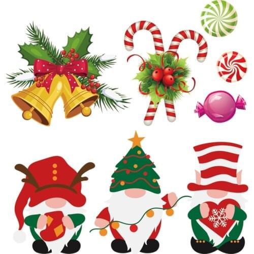 Christmas Gift Iron On Patch Hot Tear T-Shirt Dresses New Design Diy Thermal Transfer Patch For Clothes Hoodies Sticker