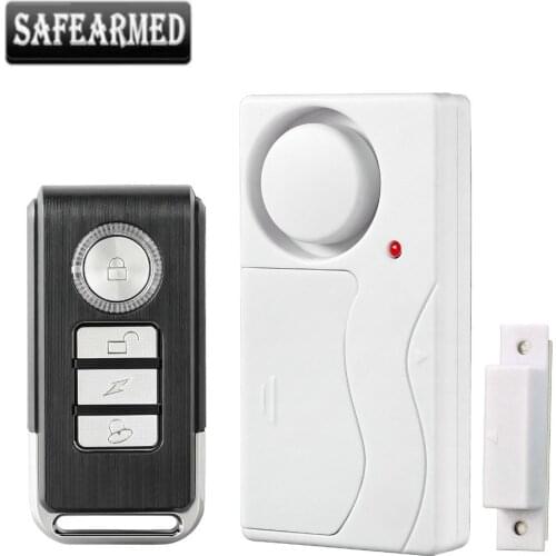 Home Security Door Window Siren Magnetic Sensor Alarm Warning System Wireless Remote Control Door Detector Burglar Alarm