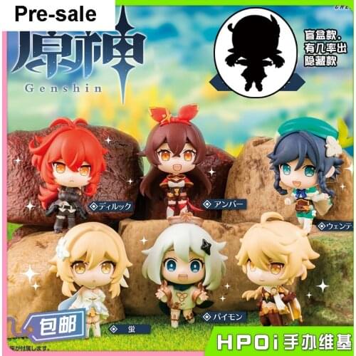 Japanese Version BUSHIROAD Sculpture Game Genshin Impact Cosplay DIY Cartoon Figure Anime Project Klee Blind Box Holiday Gift
