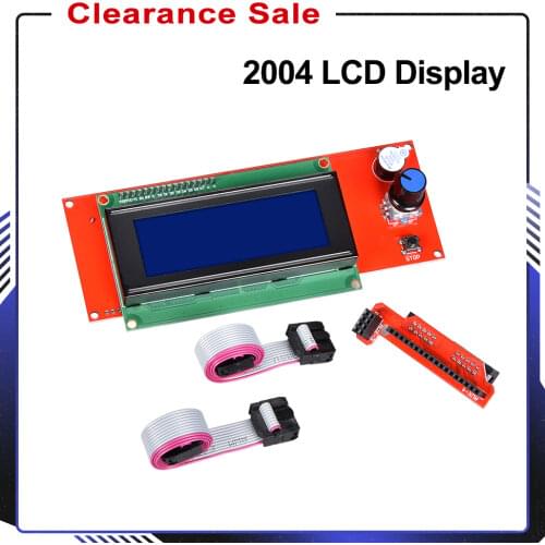 1PCS 2004 LCD Display 3D Printer Reprap Smart Adapter Controller Reprap Ramps 1.4 1.6 Mega2560 board 2004LCD Control
