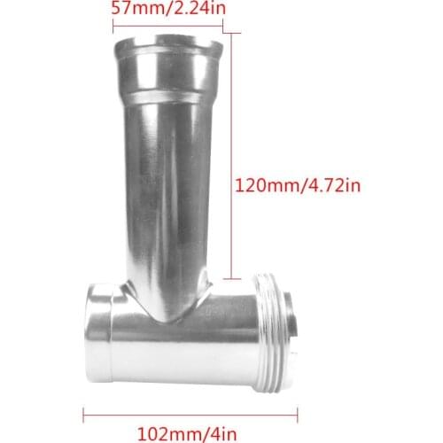 1Pcs Food Grade Stainless Steel Meat Grinder Parts Fit Geepas Kenwood zelmer Moulinex Length 102mm Screw Grinder Auger Bushing