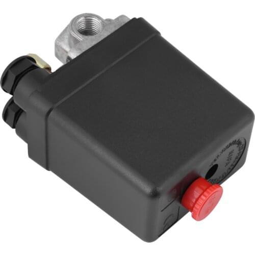 1 PC Air compressor switch Heavy Duty 240V Air compressor switch 4 port 16A Four Port Control Air switch control 90PSI -120PSI