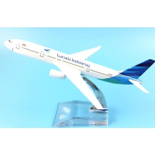 16cm Alloy Metal Air Garuda Indonesia Airlines Airbus 330 A330 Plane Model Aircraft Airplane Model w Stand Craft Gift Collection
