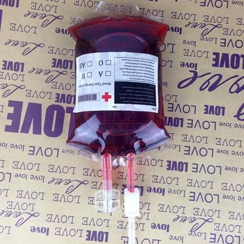 25pcs 380ml Halloween Prop Blood Drink Container, Drinking Bag, Fruit Juice Blood Drinking Pack, Beverage Bag, Free Funnel