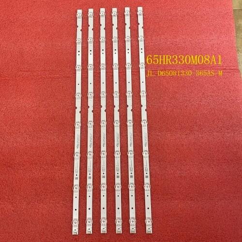 6pcs/set LED backlight strip for TOSHIBA 65P65US TCL 65S421 65HR330M08A1 4C-LB6508-HR01J PF01J JL.D65081330-365AS-M