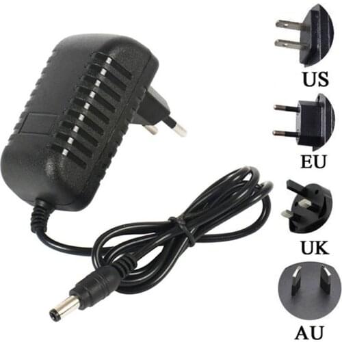 Black 5.5*2.5mm 5.52.1mm EU AC to DC Set Top Box Monitor Power Adapter Europe 3V 5V 6V 7V 9V 12V TV LED Light Camera Charger