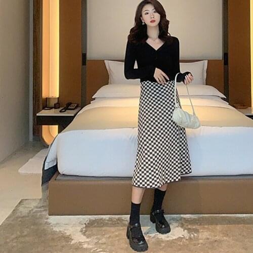 Женские трикотажные юбки Ailutong China At AliExpress