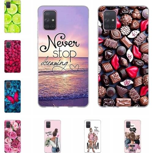 Phone Case For Samsung Galaxy A71 Case Cover Soft Silicon For Samsung Galaxy A71 A 71 A715 A715F GalaxyA71 Coque Back Shell Case