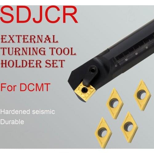 S08K-SDJCR07 Internal Turning Tool Holder CNC Lathe Boring Bar Accessories Machine For DCMT07 Carbide Insert