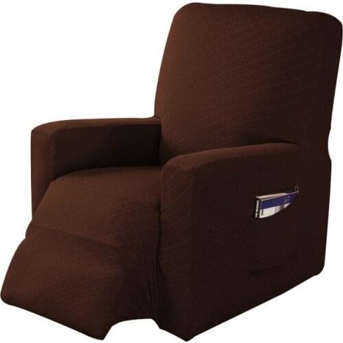 Elastic Recliner Sofa Cover, Sofa Cover Anti-Slip Washable House Protection Cover for TV Armchair - Relaxing Armchair Coffee
