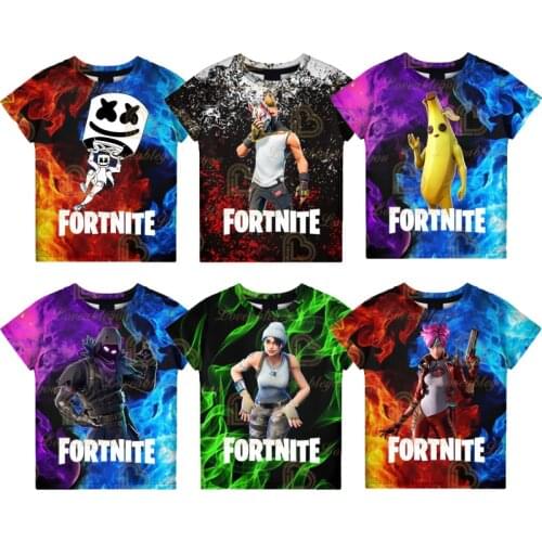 Youth Fortnite T-Shirt Battle Game Adults Short Sleeve Tees for Teen Boys and Girls Victory Game Tshirt Men and Women Harajuku