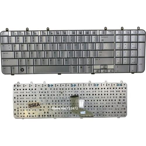 SSEA New US Keyboard silver for HP Pavilion DV7-1100 dv7-1451nr dv7t-1200 dv7t-1100 dv7t-1000 DV7 DV7-1000 DV7Z-1100 DV7Z-1000