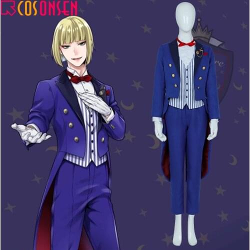 Game Twisted Wonderland Rook Groom-For-A-Day Cosplay Costume R Card Uniform Halloween Outfit COSPLAYONSEN Made