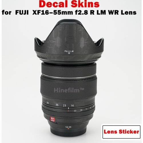 Fuji XF 16-55mmF2.8 Lens Premium Decal Skin for FUJIFILM Fujinon XF16–55mm f2.8 R LM WR Lens Protector Cover Film Wrap Sticker