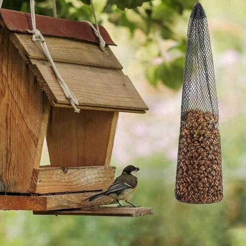 Durable Wild Bird Food Feeder Kits Seed Bag Safe Food Supply Tool Bird Food Bag Not Leaking Food Seed Bag Funnel pet Supplies