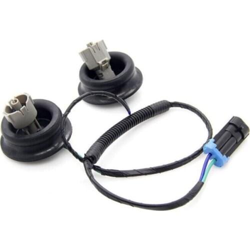 For Cadillac Chevy Engine Knock Sensor Harness with Dual Connectors Grommets Car 12575869, 12597415