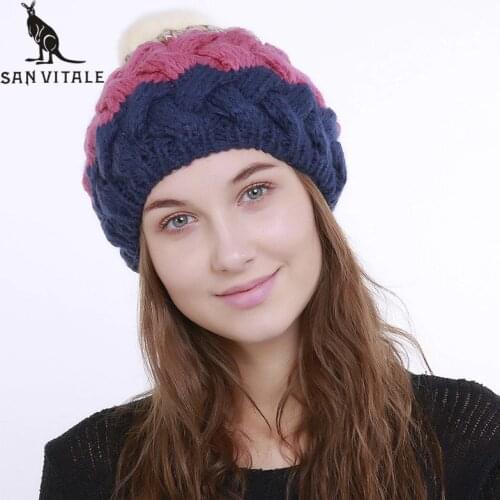 Skullies Beanies Hats For Women Hats Winter Warm Skull Hat Fashion Designer Wool Casual Clothing Accessories Apparel For Ladies