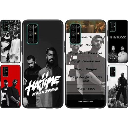 Silicone Cover Miyagi & Andy Panda For Huawei Honor 30i 10X 30S 9A 9S 9X 30 9C 20 20S V20 10i 10 7C Pro Lite Phone Case