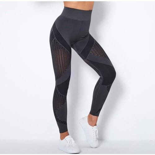 Sport Pants High Waist Leggings Gym Super Elastic fashion Femme Push Up Fitness Breathable Workout Women Gym Legging Women