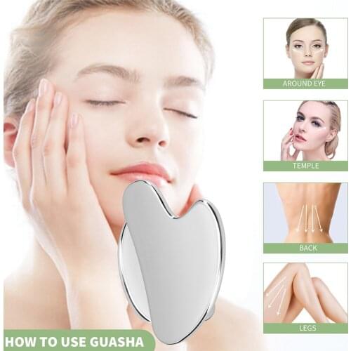 Stainless Steel Scraping Plate Tissue Therapy Muscle Deep Massage Board Relaxation Deep Tissue Recovery Promote Blood Circulatio