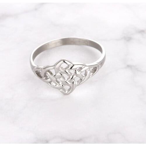 Vintage WomenS Celtic Knot Ring Ladies Rings
