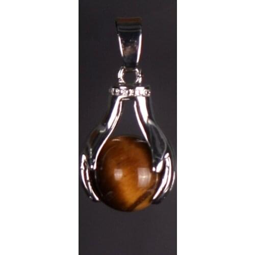 12pcs High Quality Hand of God 12mm Ball Pendants Natural Crystal Quartz Pendant Necklace Jewelry Making Healing Pendulum