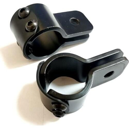 2Pcs Motorcycle Footrest Installtion Clamp 31mm Diameter Guard Bar Pedal Mounting Bracket Wearproof Clamp