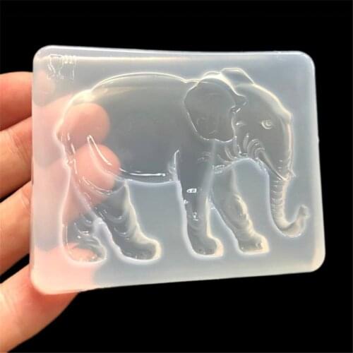 3D Elephant Shape Silicone Fondant Molds Non Sticky Diy Candy Chocolate Mold Soap Form Cake Decorating Tools